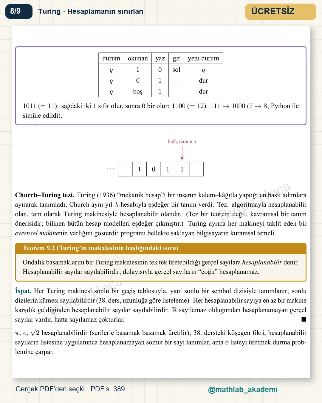 Matematik Tarihi ve Düşüncenin Gelişimi kitabından örnek sayfa 8