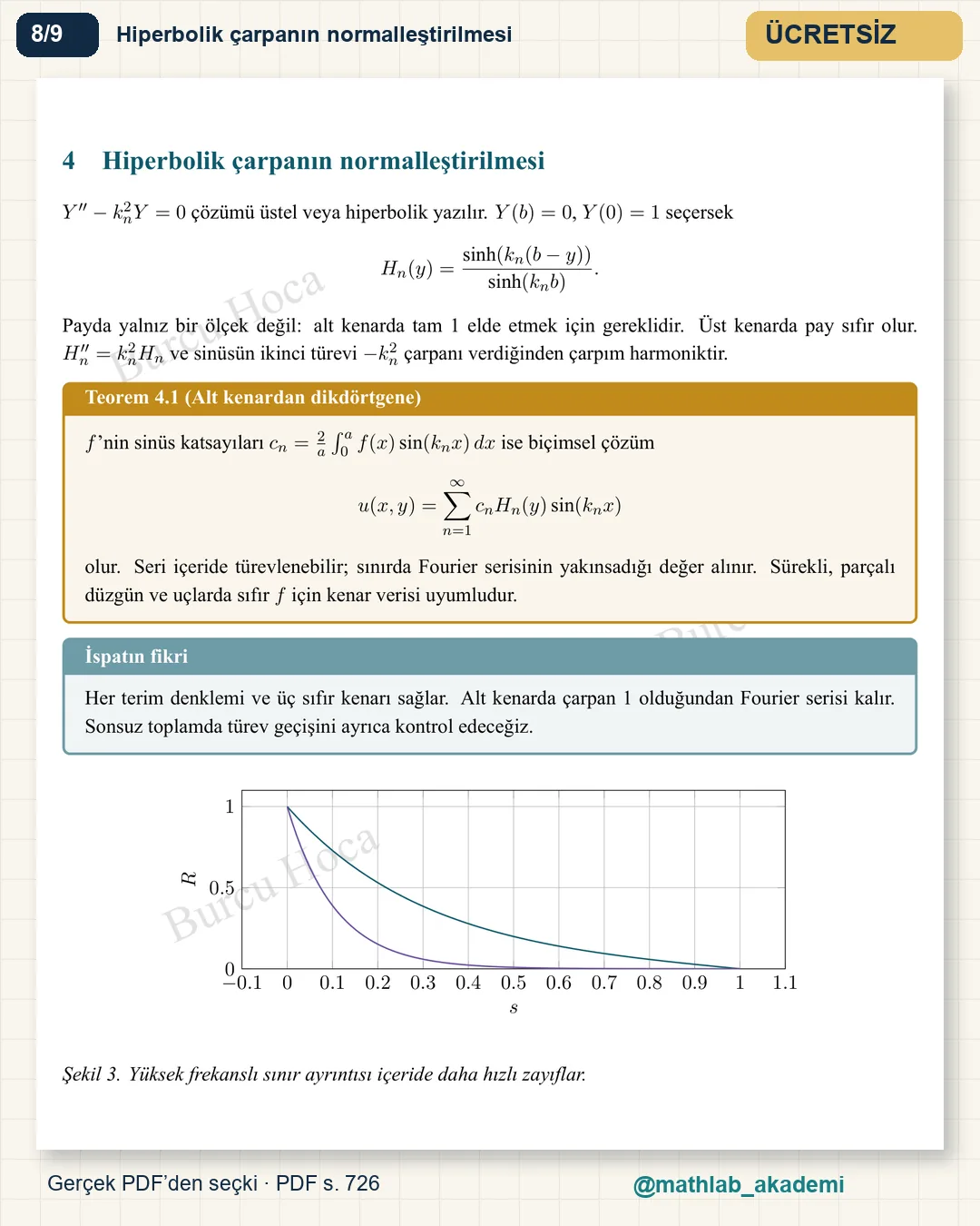 Diferansiyel Denklemler kitabından örnek sayfa 8