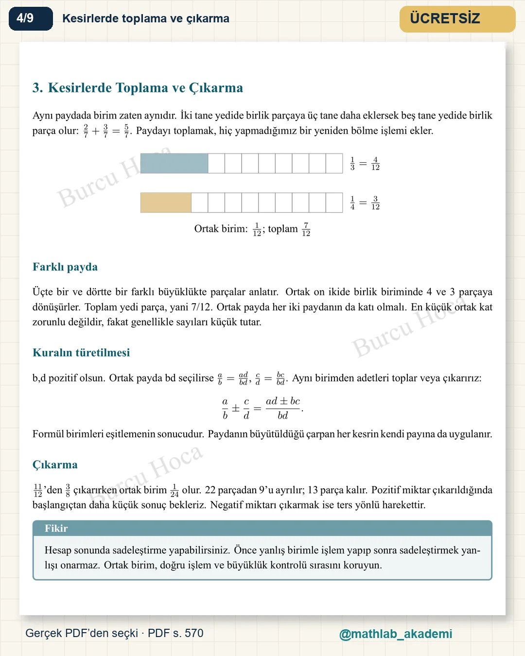 KPSS Matematik kitabından örnek sayfa 4