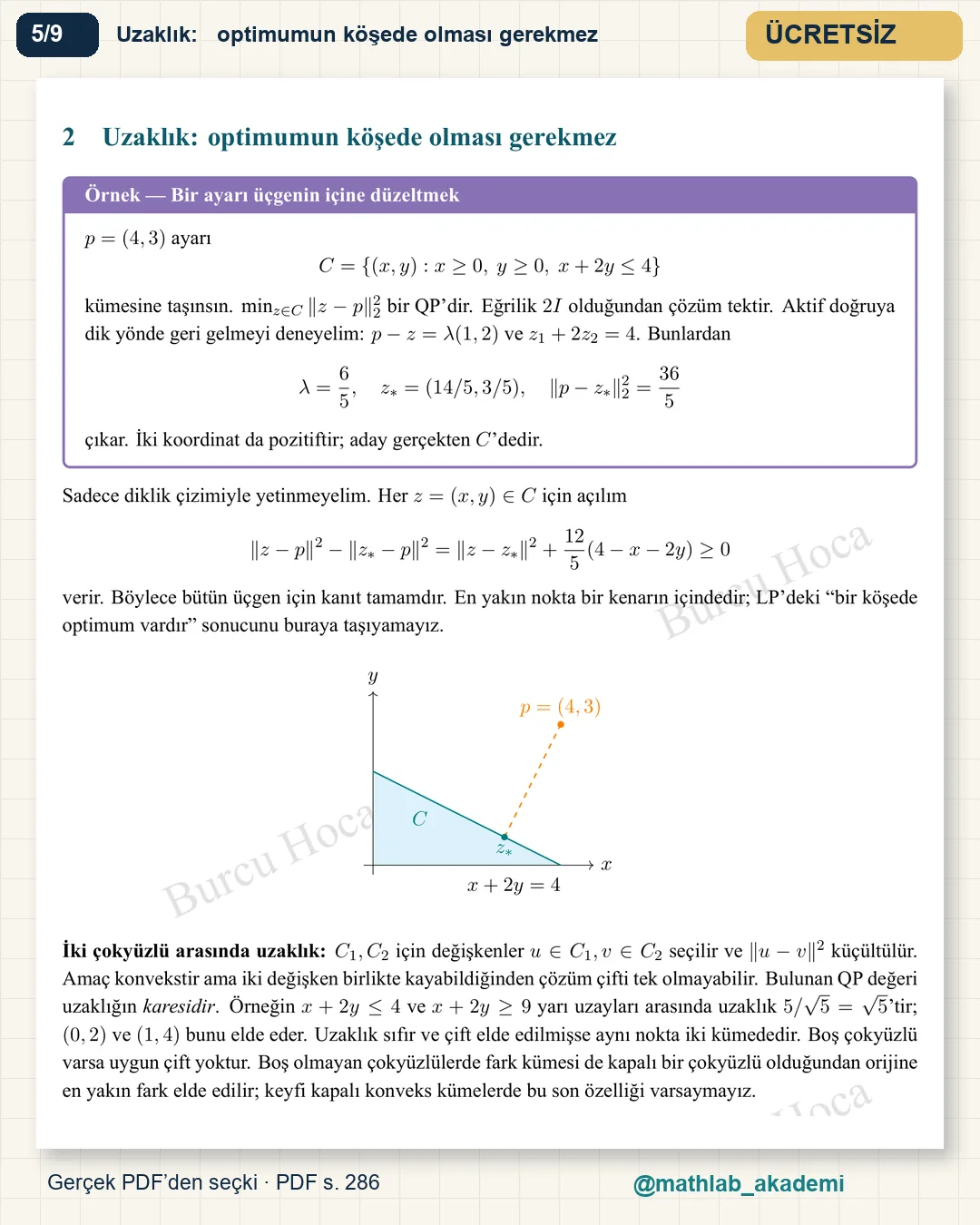 Optimizasyon kitabından örnek sayfa 5