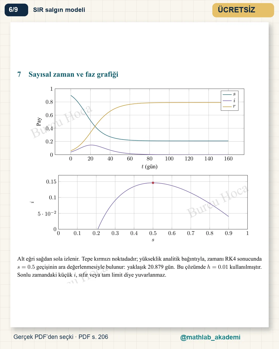 Matematiksel Modelleme ve Hesaplamalı Matematik kitabından örnek sayfa 6