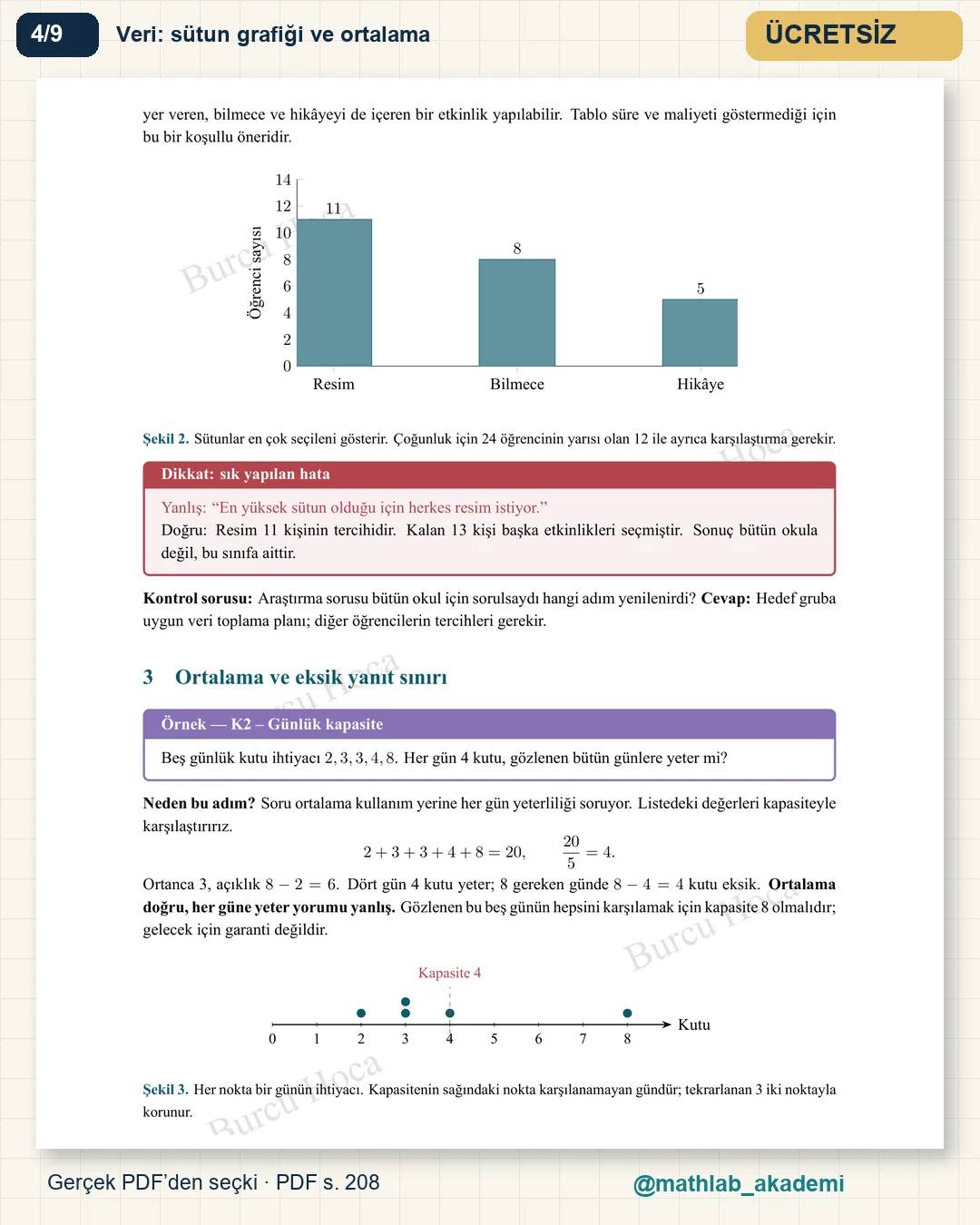 6. Sınıf Matematik kitabından örnek sayfa 4