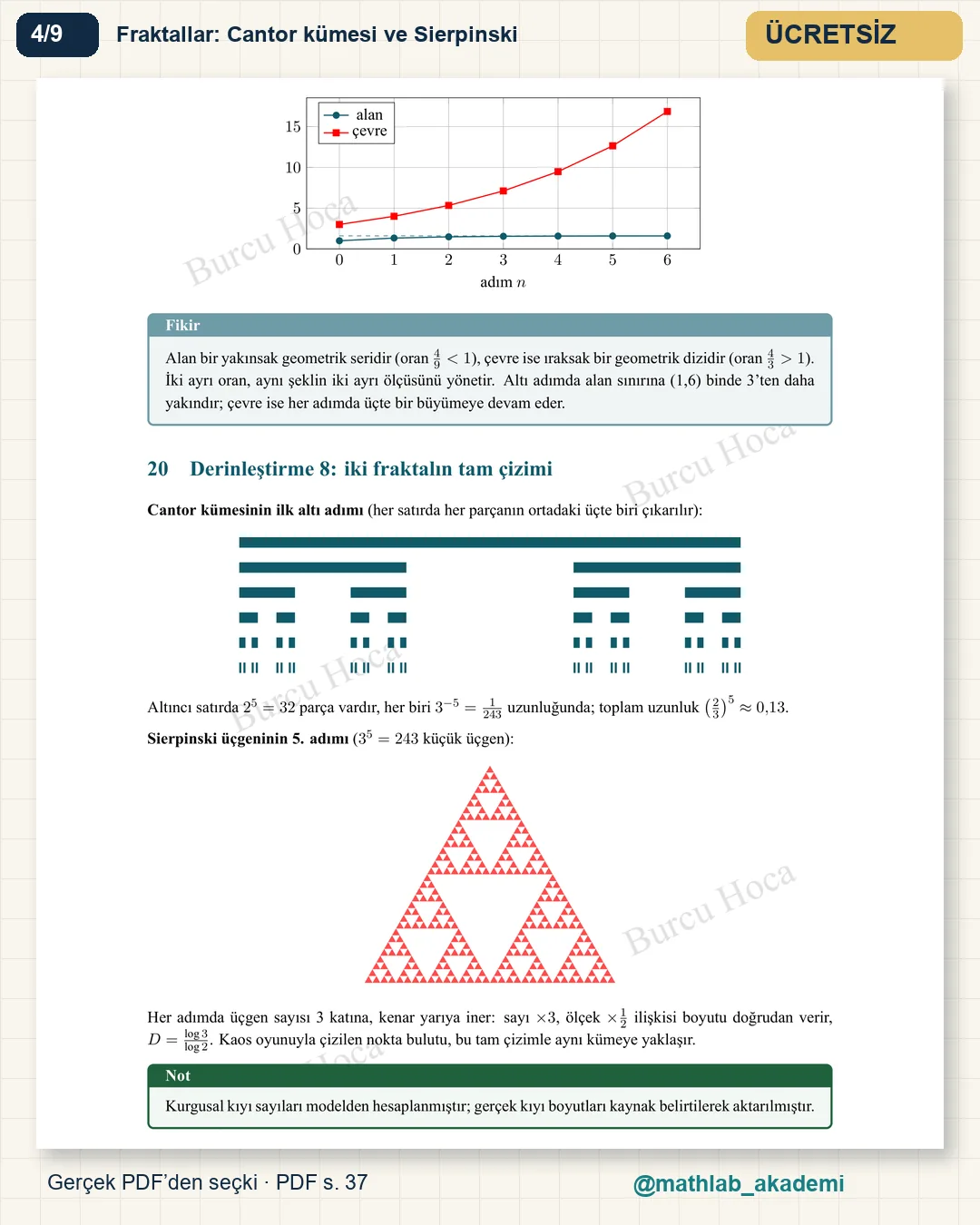 Doğadaki Matematik kitabından örnek sayfa 4